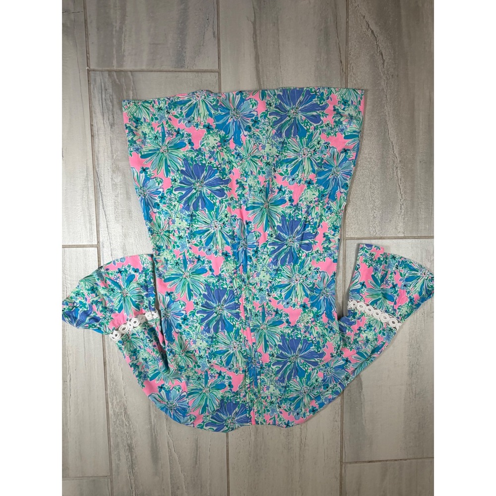 Lilly Pulitzer Hollie Tunic Dress Soleil Pink Good Hare Day Size Small - Picture 9 of 9